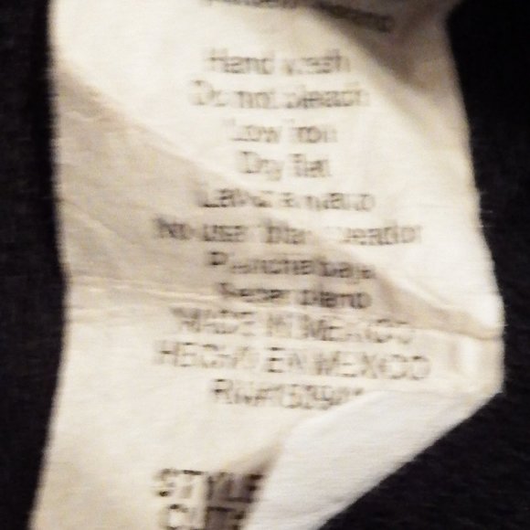 Long cardigan with long sleeves in black, Size Medium - Picture 5 of 5